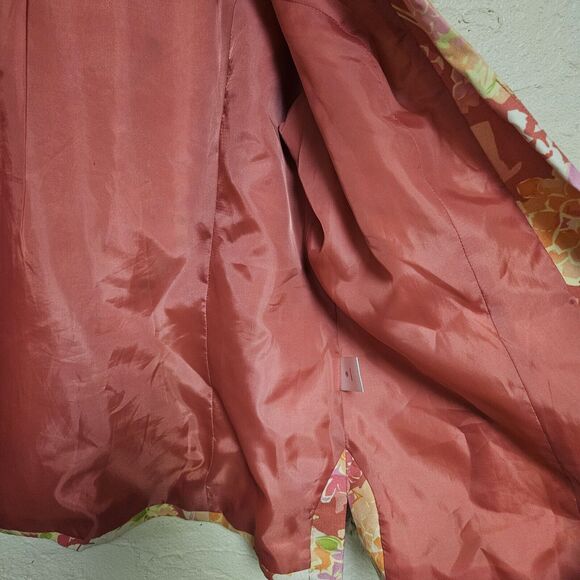 Coldwater Creek Pastel Colors Jacket Linen Silk Blend Size Large RN 98516 - Picture 5 of 11